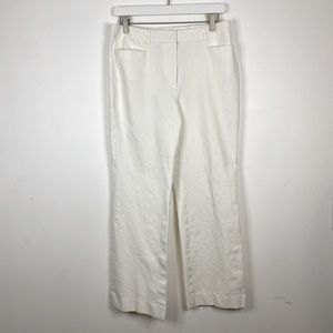 CHICO’S Women’s Medium White Wide Leg Casual High Waisted Pants.